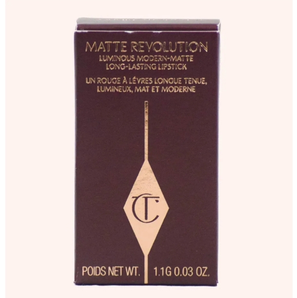 Charlotte Tilbury Bestselling Matte Revolution Lipstick: Pillow Talk Mini, NIB - Picture 3 of 6